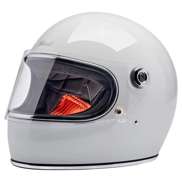 Gringo S Helmet, Gloss White (ECE 06)-Hjelme-Biltwell-Motorious Copenhagen