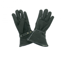 Leather Gloves Doublés, CE motorcycle approved, Black-Handsker-Kytone-Motorious Copenhagen