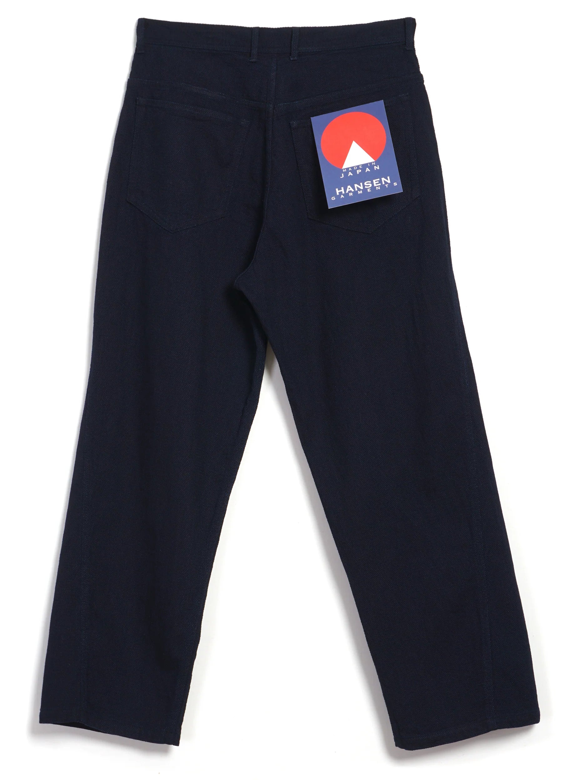 Robby, Wide Cut Trousers, Dobby Indigo