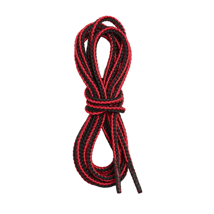 122cm/48" Black / Formula Red Taslan Laces, Item no. 93019-Snørrebånd-Red Wing Shoes-Motorious Copenhagen