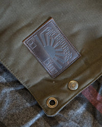1965 Survival Blanket, Waxed Olive-Tæpper-Pike Brothers-Motorious Copenhagen