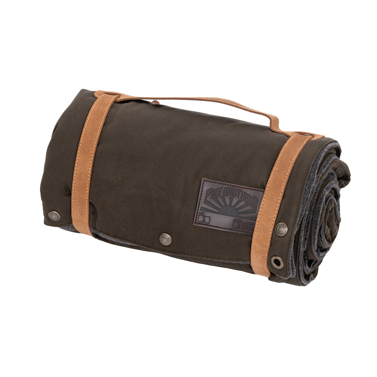 1965 Survival Blanket, Waxed Olive-Tæpper-Pike Brothers-Motorious Copenhagen