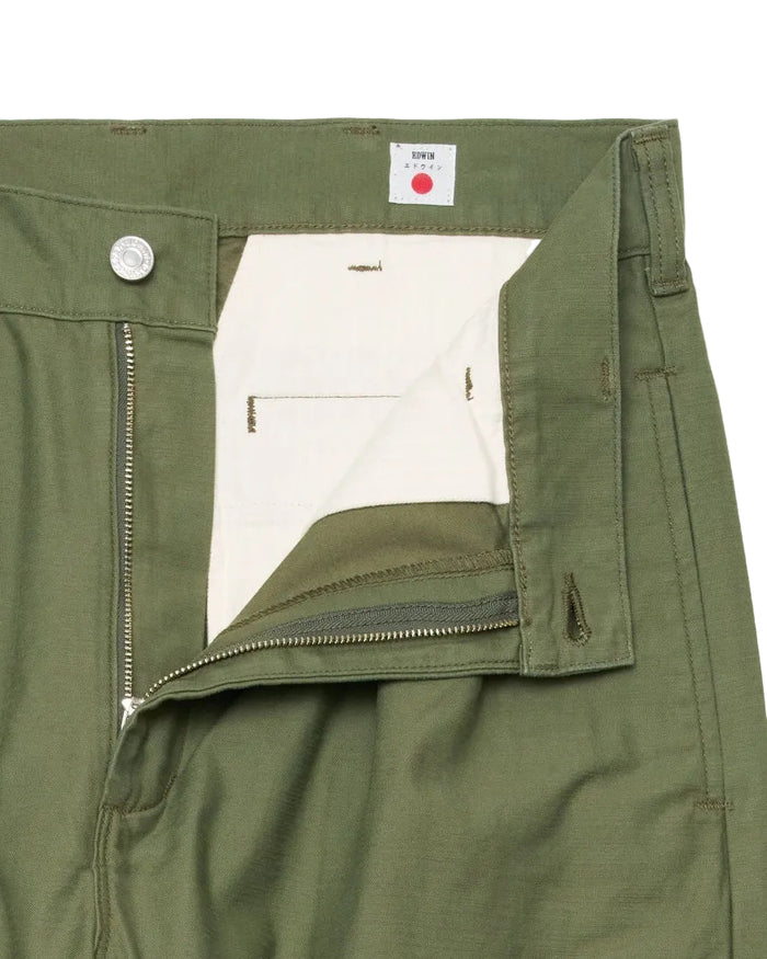 2 Tuck Pant, Olive-Bukser-Edwin-Motorious Copenhagen