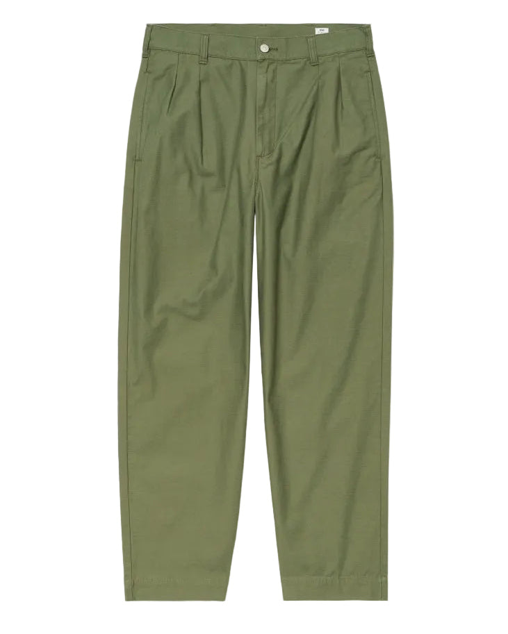 2 Tuck Pant, Olive-Bukser-Edwin-Motorious Copenhagen
