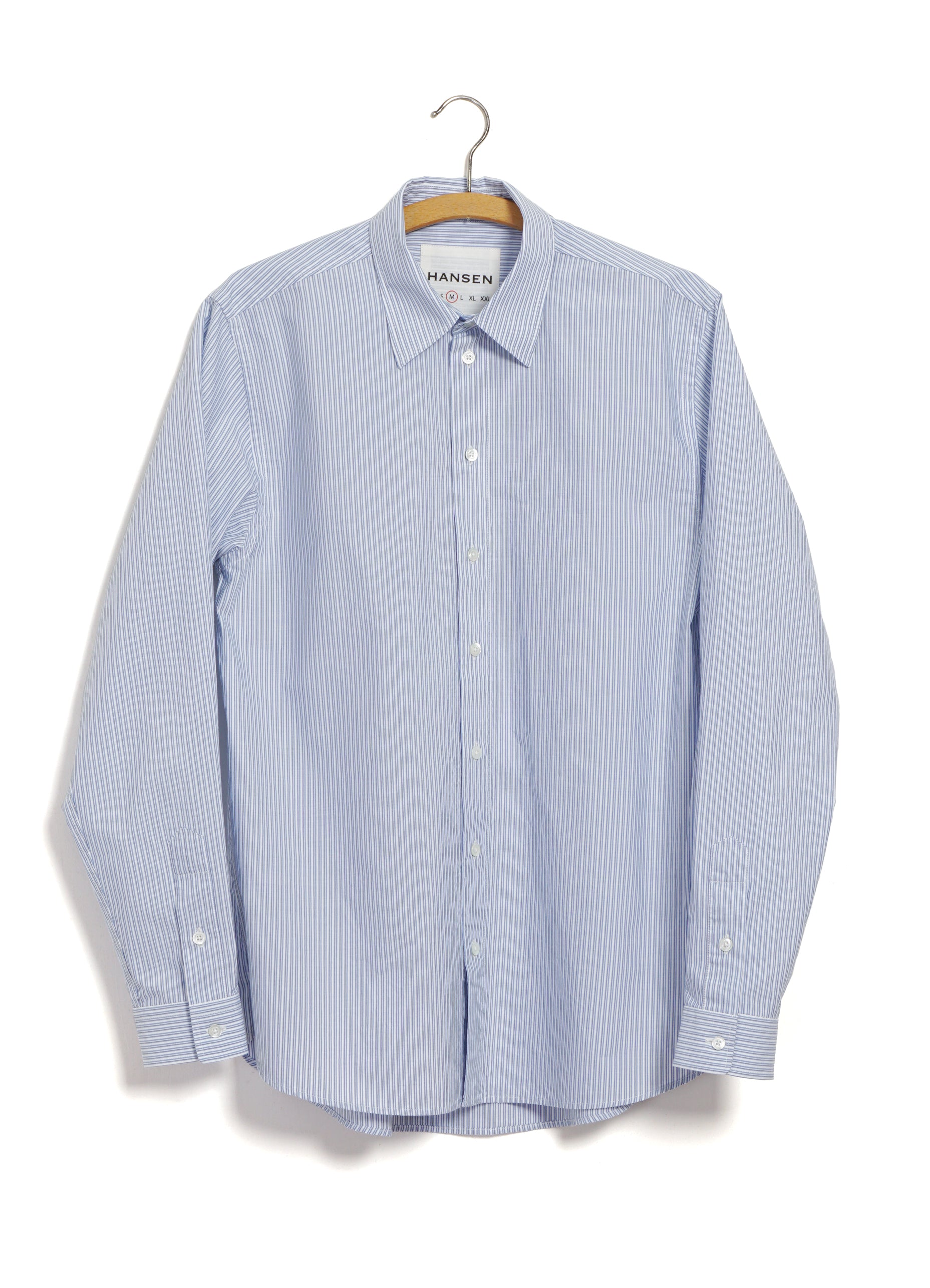 Henri, Classic Shirt, Blue Stripes