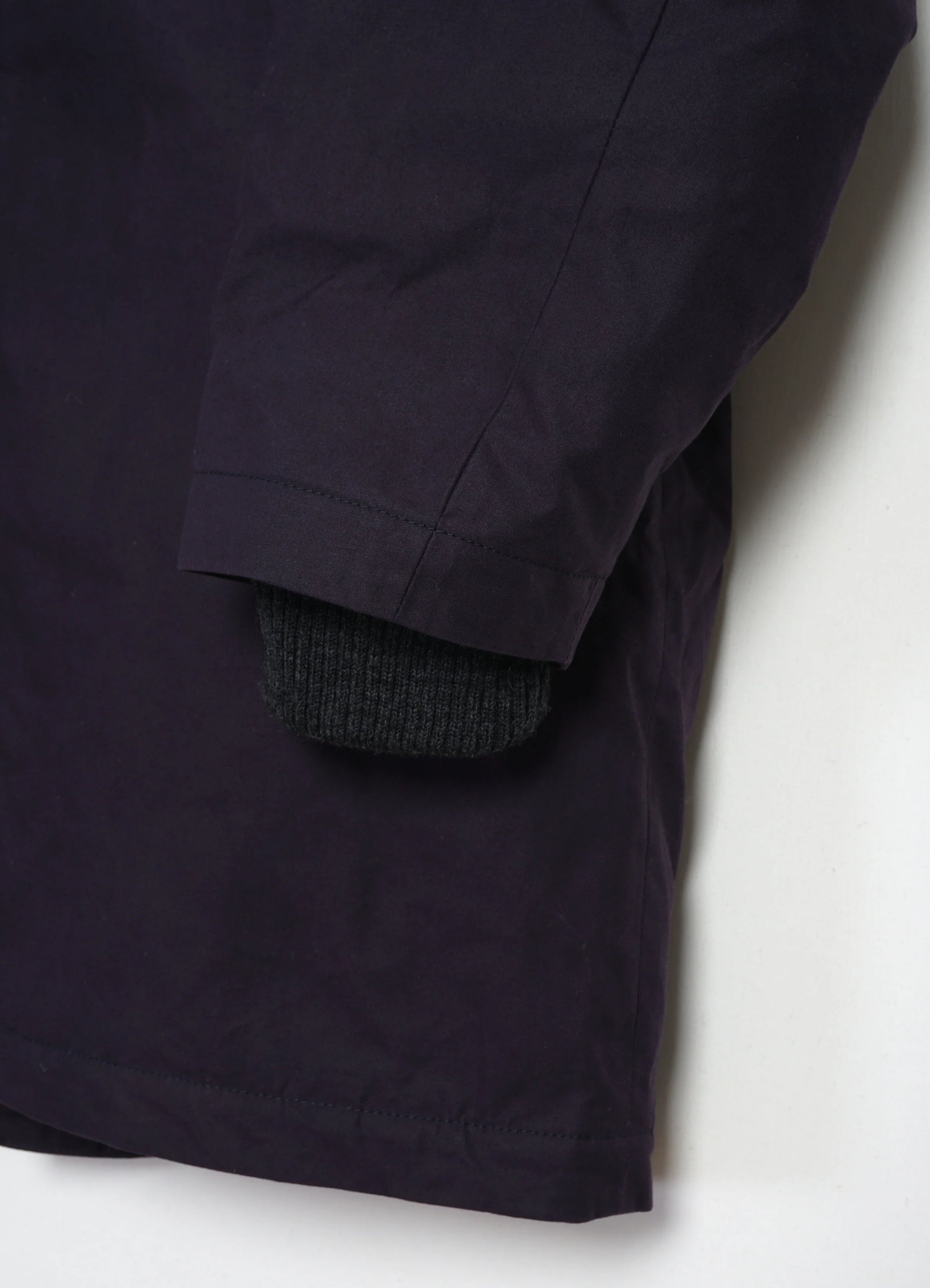 Rasmus, Waxed Parka with Zipper, Deep Blue