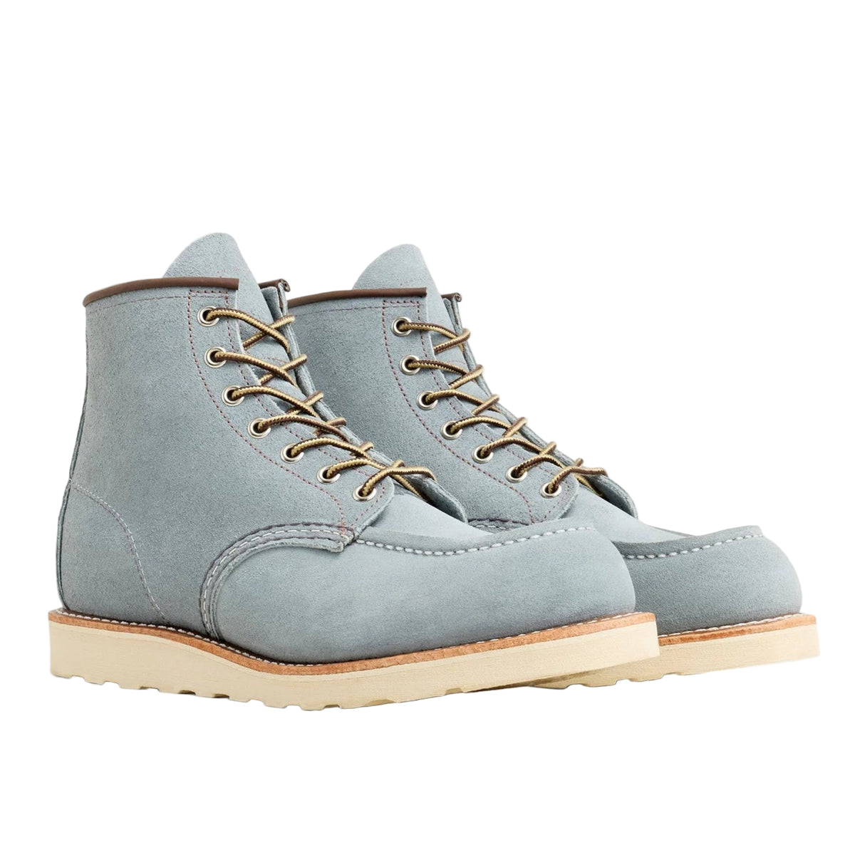 6" Classic MOC, Abilene leather, Style no. 8800, Dusty Blue-Sko og støvler-Red Wing Shoes-Motorious Copenhagen