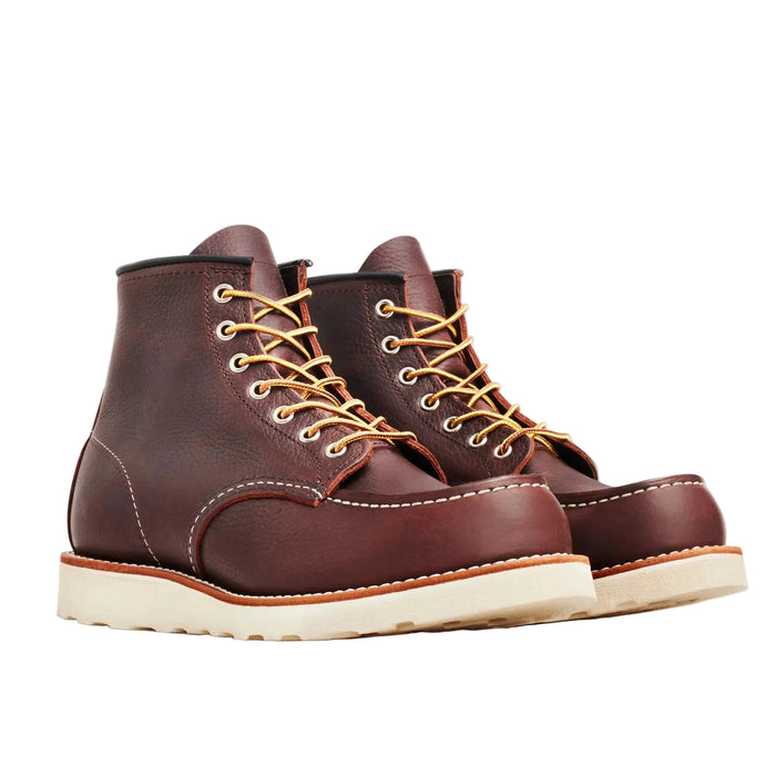 6" Classic MOC, Briar Oil Slick Leather, Style no. 8138, Oil Tanned-Sko og støvler-Red Wing Shoes-Motorious Copenhagen