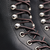 8" Logger, Oil Slick Leather, Style no. 4501, Black-Sko og støvler-Red Wing Shoes-Motorious Copenhagen