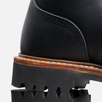 8" Logger, Oil Slick Leather, Style no. 4501, Black-Sko og støvler-Red Wing Shoes-Motorious Copenhagen