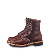 8" Logger, Oil Slick Leather, Style no. 4585, Brown-Sko og støvler-Red Wing Shoes-Motorious Copenhagen