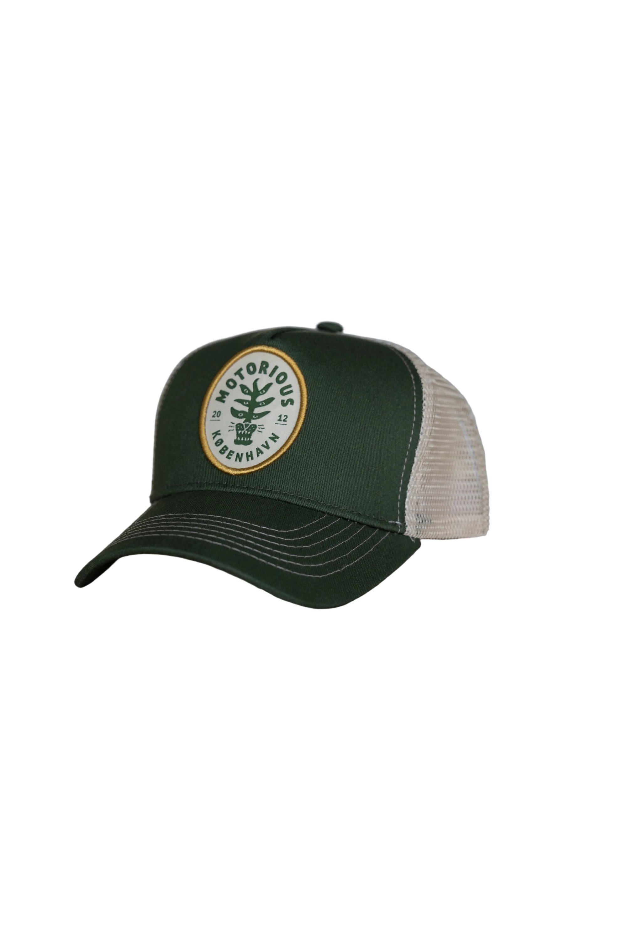 Plant Trucker Cap, Green/Off-White