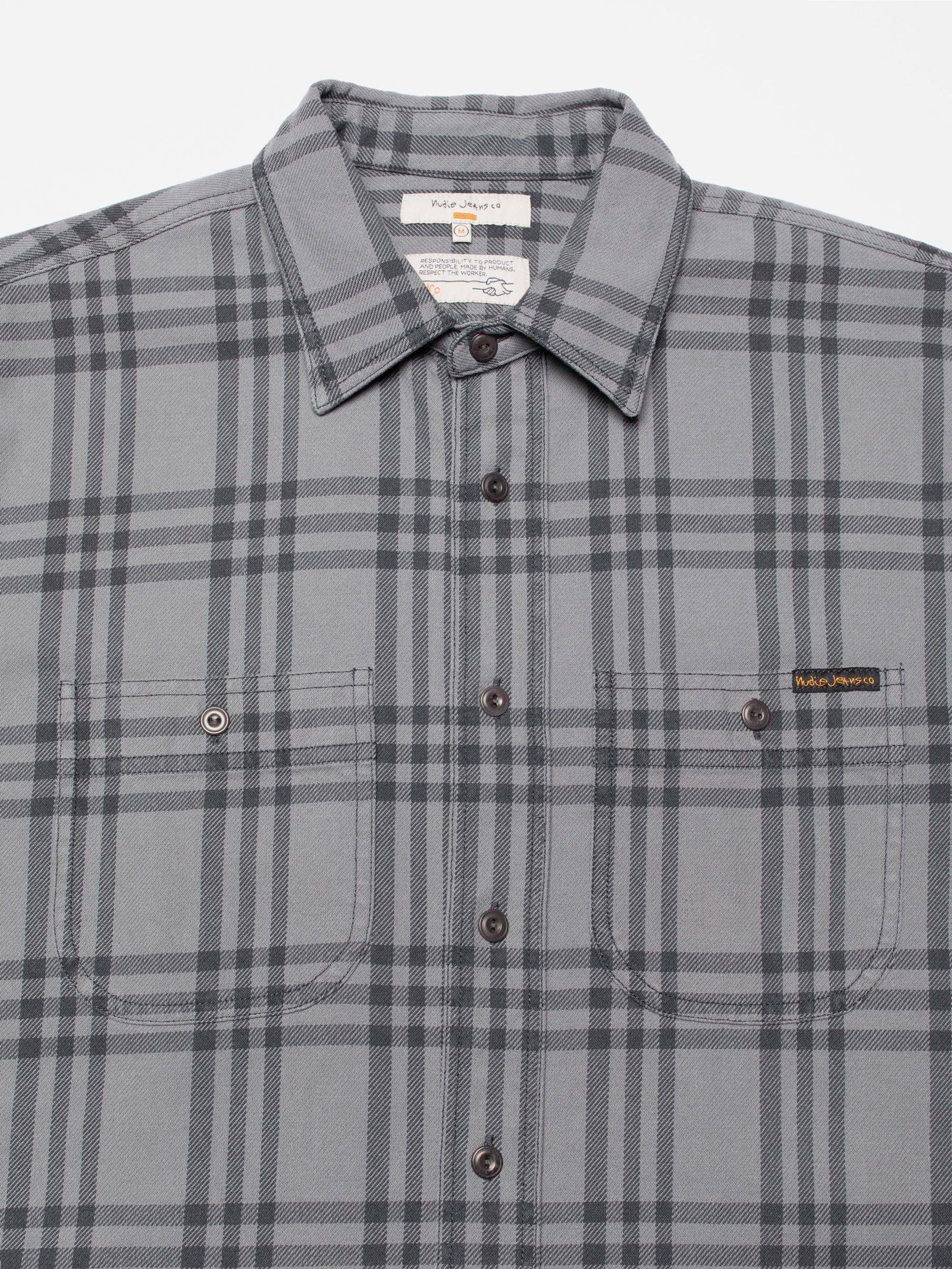 Julian Shirt, Check, Grey