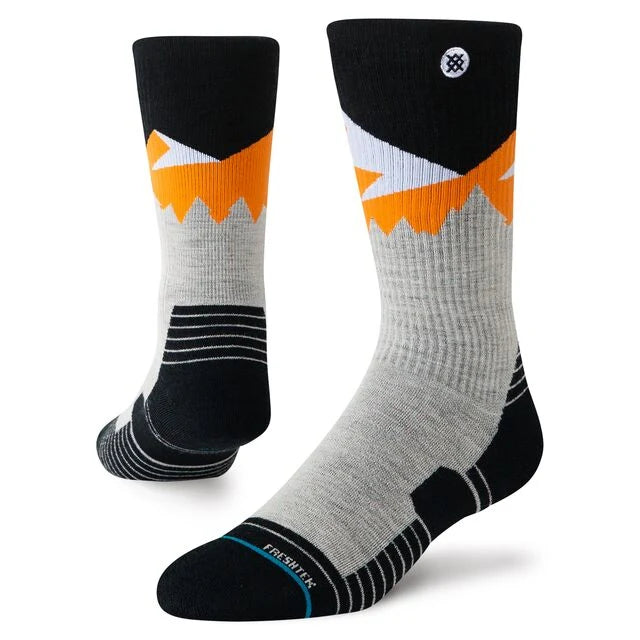 South Face Hike, Light Crew Sock, Orange
