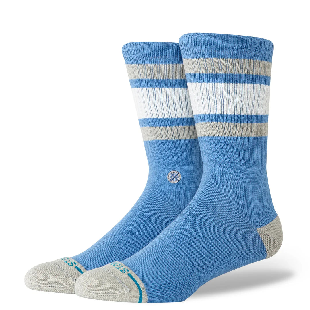Boyd Crew Socks, Capri Blue