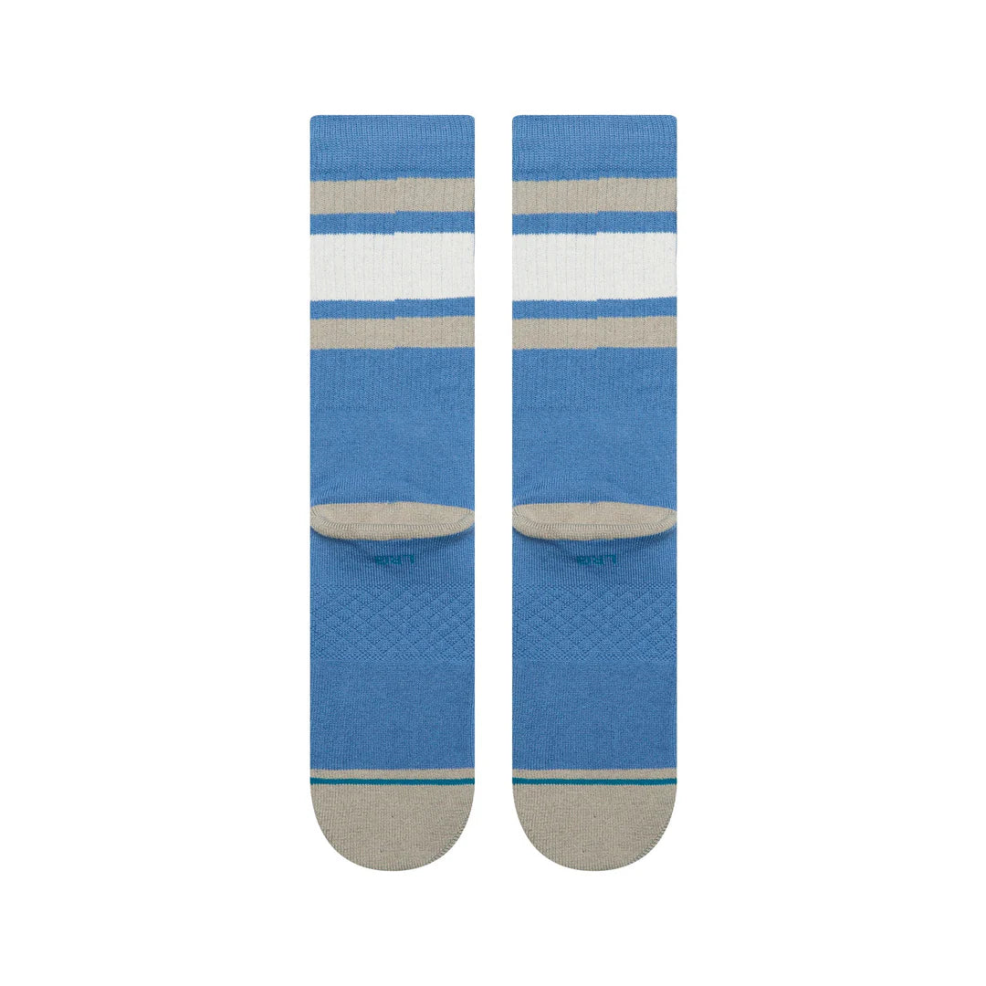 Boyd Crew Socks, Capri Blue
