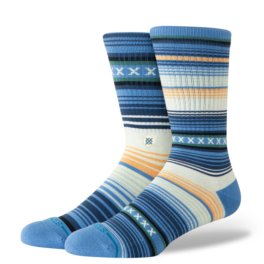 Curren Crew Socks, Capri Blue