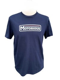 "AMF" Motorious T-shirt, Navy-T-shirts-Motorious Copenhagen-Motorious Copenhagen