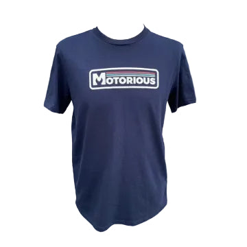 "AMF" Motorious T-shirt, Navy-T-shirts-Motorious Copenhagen-Motorious Copenhagen