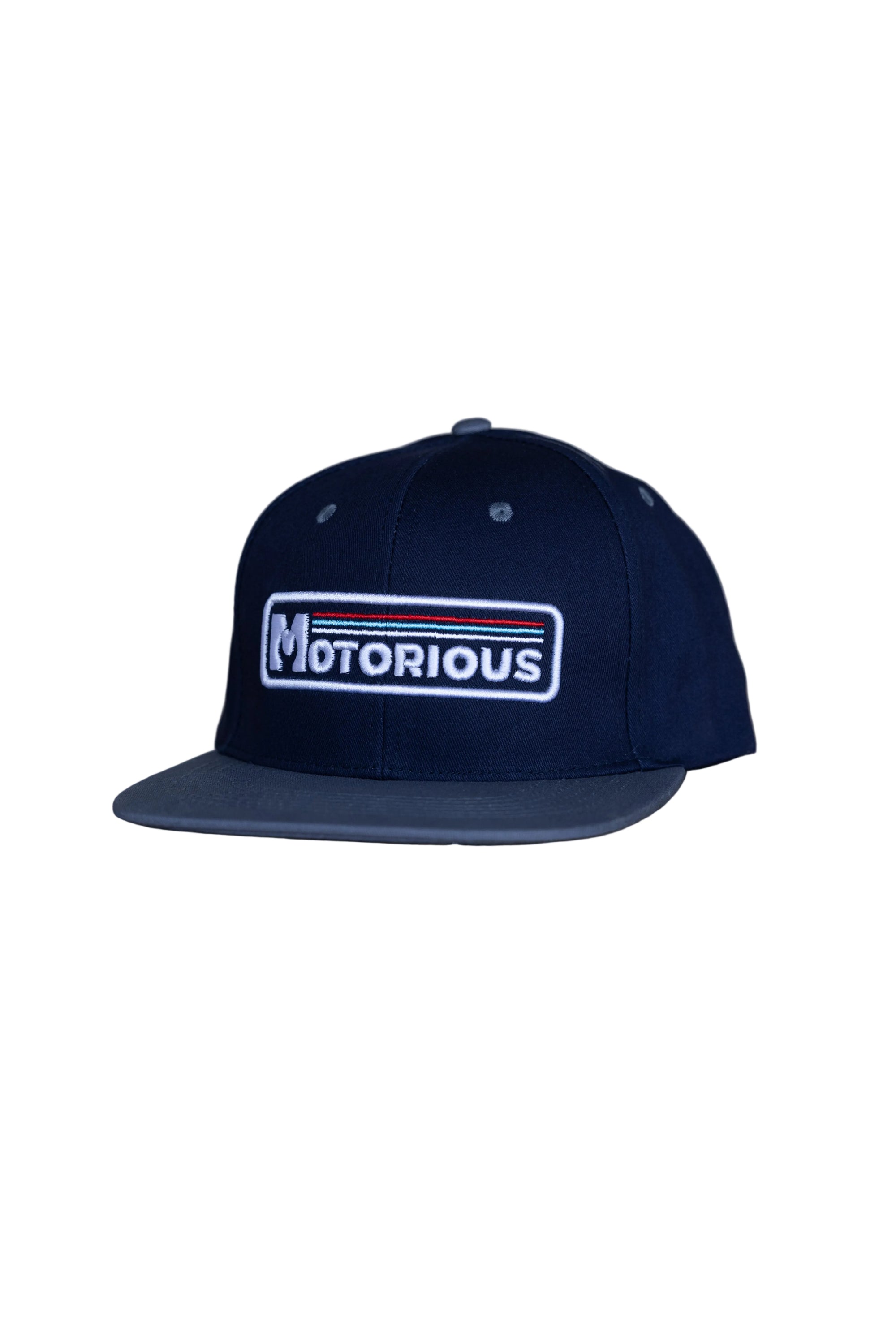 AMF Style six-panel Cap, Blue/grey-Hatte og Caps-Motorious Copenhagen-Motorious Copenhagen