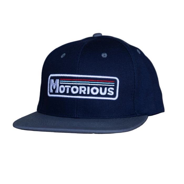 AMF Style six-panel Cap, Blue/grey-Hatte og Caps-Motorious Copenhagen-Motorious Copenhagen