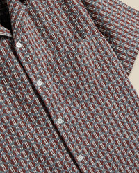 Abstract Tile, Short Sleeve Shirt-Skjorter-Portuguese Flannel-Motorious Copenhagen