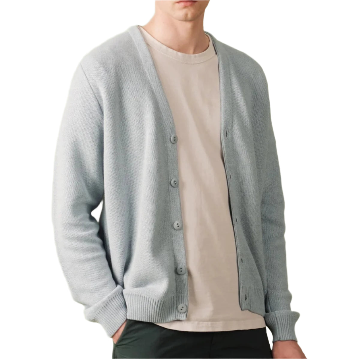 Agop Cardigan, Marine (Copy)-Sweatshirts-Nitto Knitwear-Motorious Copenhagen