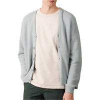 Agop Cardigan, Marine (Copy)-Sweatshirts-Nitto Knitwear-Motorious Copenhagen
