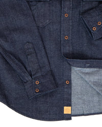 Alamo Shirt, 8oz Denim, Indigo-Skjorter-IndigoFera-Motorious Copenhagen