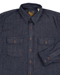 Alamo Shirt, 8oz Denim, Indigo-Skjorter-IndigoFera-Motorious Copenhagen