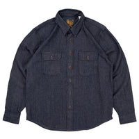 Alamo Shirt, 8oz Denim, Indigo-Skjorter-IndigoFera-Motorious Copenhagen
