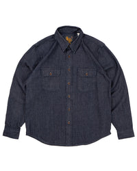 Alamo Shirt, 8oz Denim, Indigo-Skjorter-IndigoFera-Motorious Copenhagen