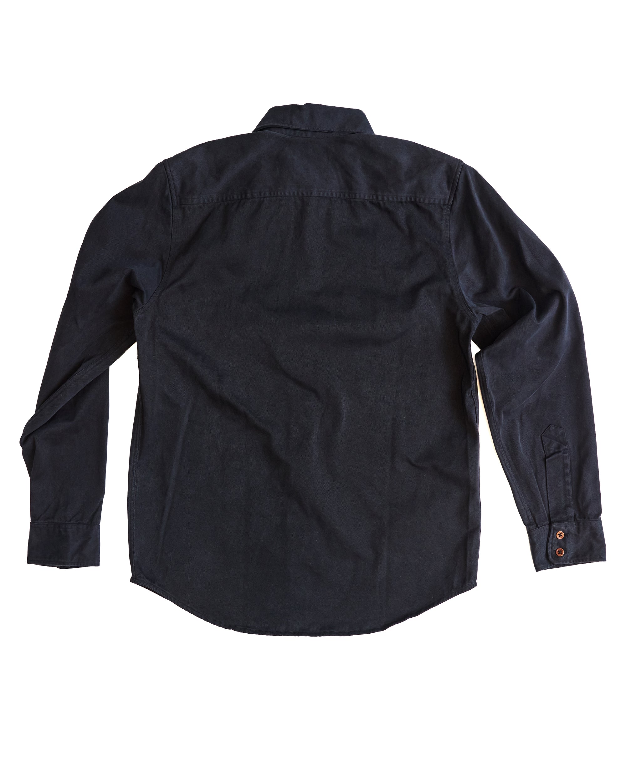 Alamo Shirt, Cotton Twill, Marshall Black-Skjorter-IndigoFera-Motorious Copenhagen