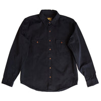 Alamo Shirt, Cotton Twill, Marshall Black-Skjorter-IndigoFera-Motorious Copenhagen