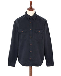 Alamo Shirt, Cotton Twill, Marshall Black-Skjorter-IndigoFera-Motorious Copenhagen