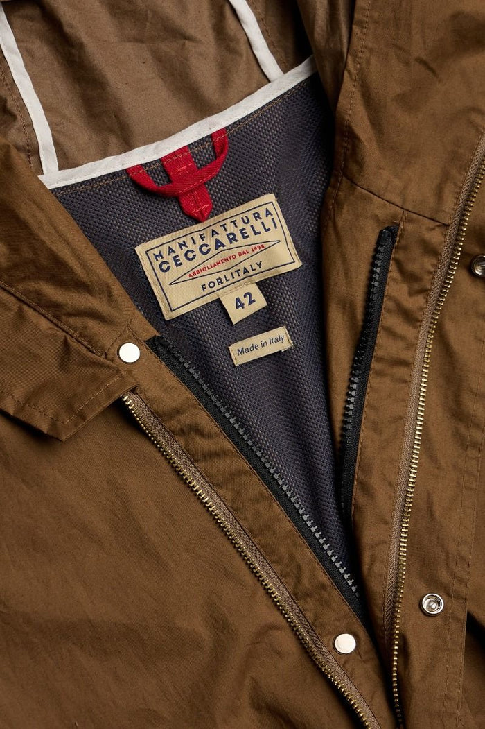 All Weather Coat, Tan-Jakker-Manifattura Ceccarelli-Motorious Copenhagen
