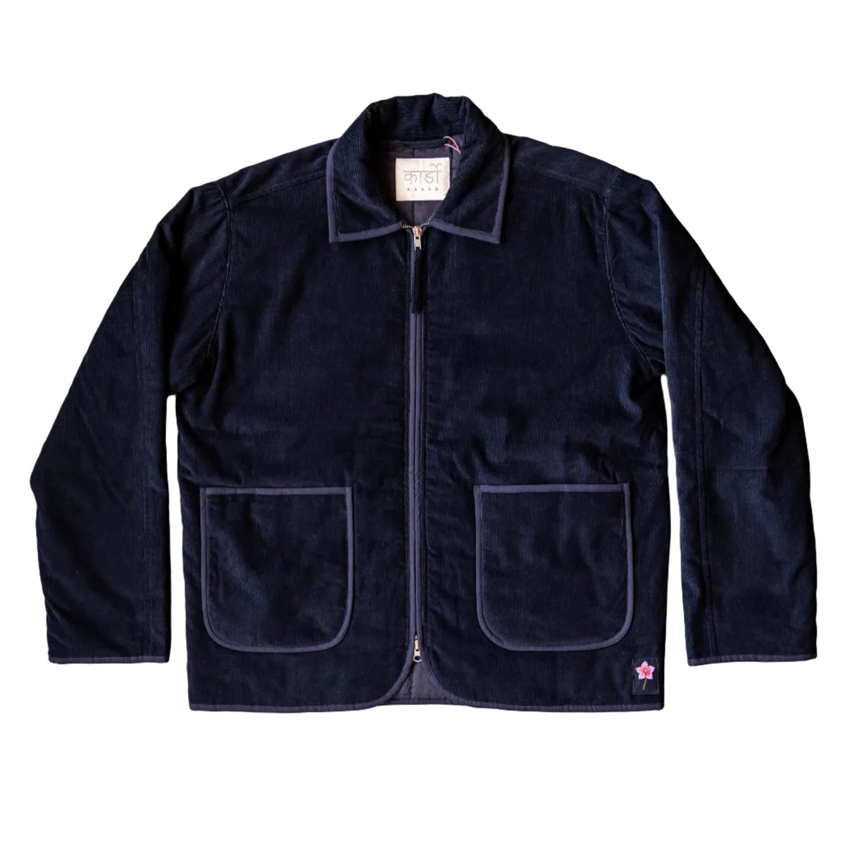 Amardeep Jacket, Corduroy, Navy-Jakker-Kardo-Motorious Copenhagen