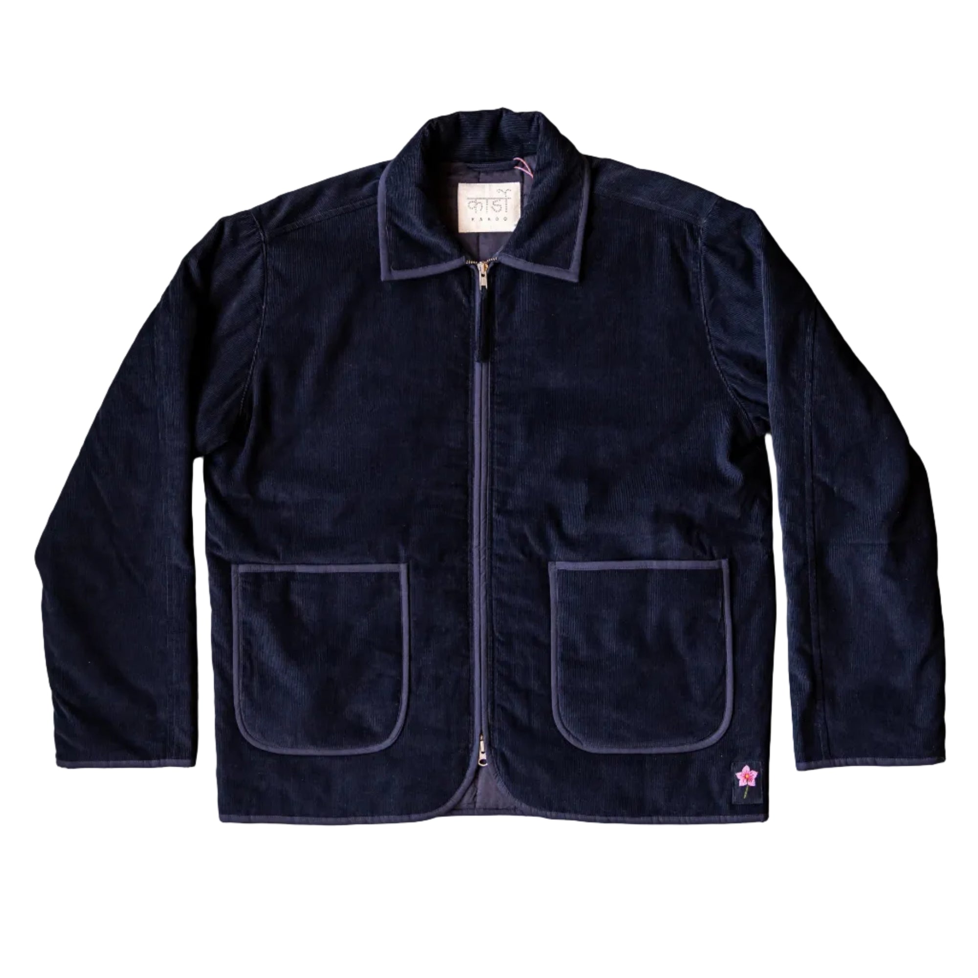 Amardeep Jacket, Corduroy, Navy-Jakker-Kardo-Motorious Copenhagen