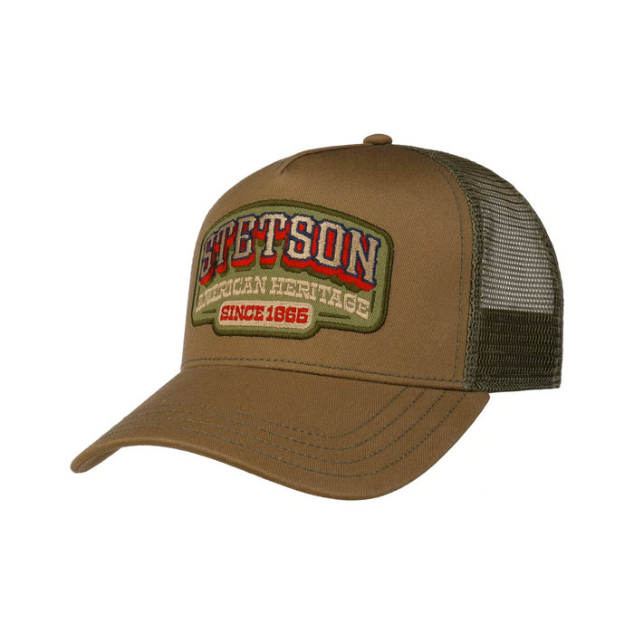 American Heritage 1865 Cap, Brown/Olive-Hatte og Caps-Stetson-Motorious Copenhagen