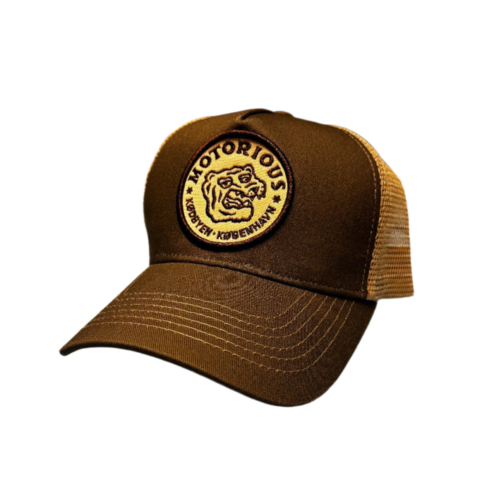 Anniversary Tiger Trucker Cap, Brown-Hatte og Caps-Motorious Copenhagen-Motorious Copenhagen