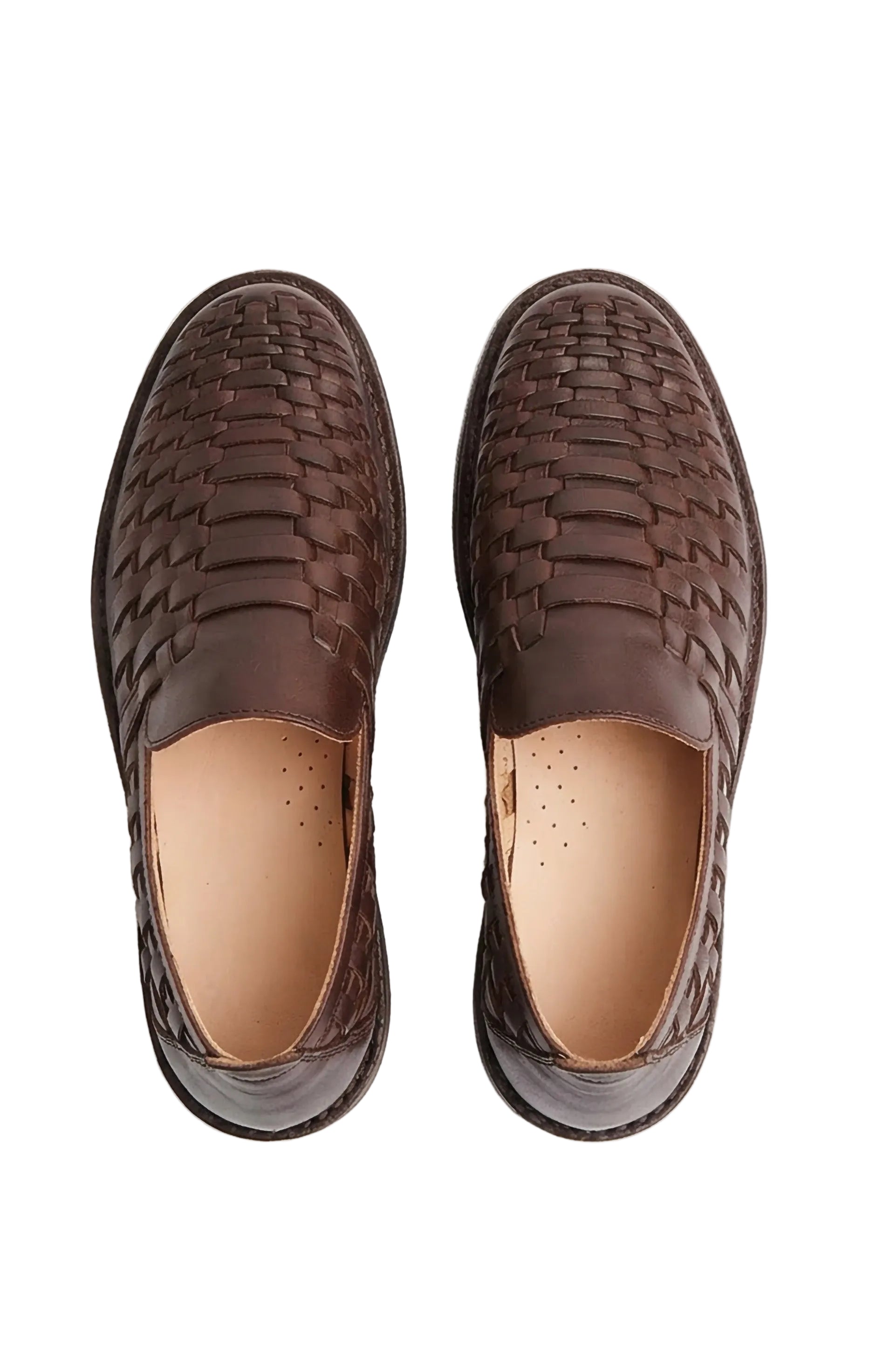 Arakflex Wowen Leather Loafers, 405 Brown-Sko og støvler-Astorflex-Motorious Copenhagen