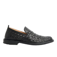 Arakflex Wowen Leather Loafers, 900 Black (Nero)-Sko og støvler-Astorflex-Motorious Copenhagen