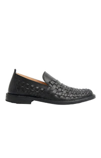 Arakflex Wowen Leather Loafers, 900 Black (Nero)-Sko og støvler-Astorflex-Motorious Copenhagen