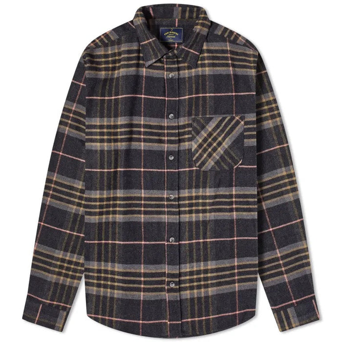 Arquive 72 Check Shirt, Charcoal-Skjorter-Portuguese Flannel-Motorious Copenhagen