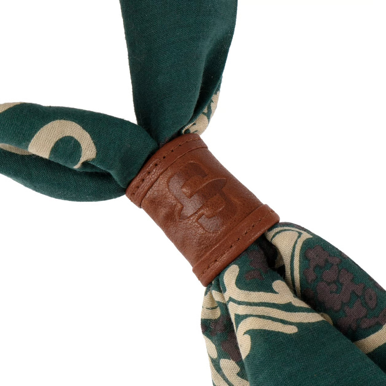 Bandana Leather Loop, Brown-Halstørklæder-Stetson-Motorious Copenhagen