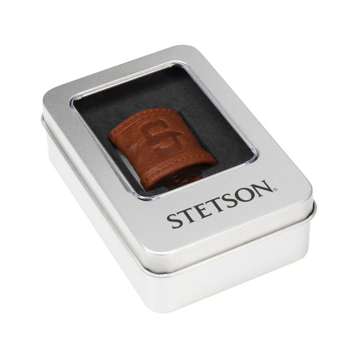 Bandana Leather Loop, Brown-Halstørklæder-Stetson-Motorious Copenhagen