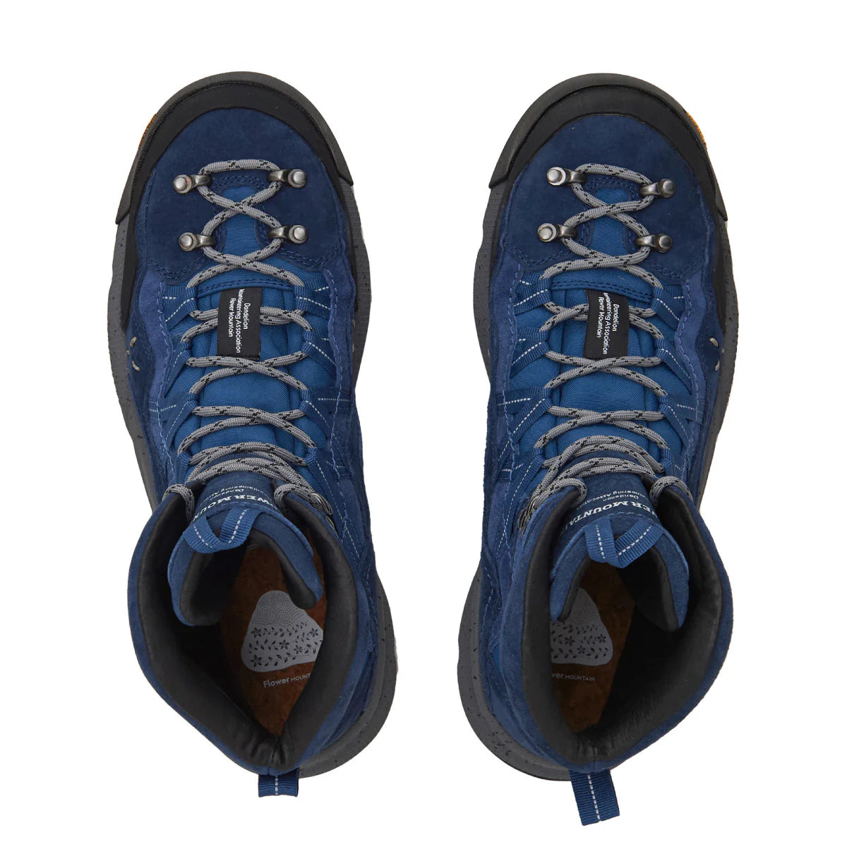 Bankei, High-top Sneakers, Unisex, Black/Petrol-Sko og støvler-Flower Mountain-Motorious Copenhagen