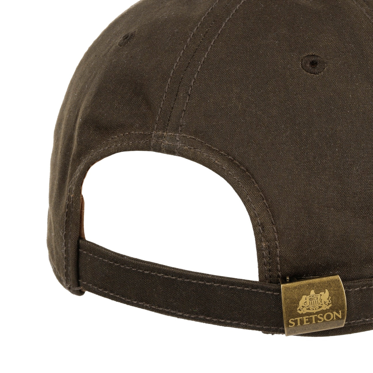 Baseball Cap, Exploring Since 1865, Dark Brown-Hatte og Caps-Stetson-Motorious Copenhagen