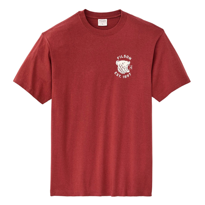 Bear Graphic T-shirt, Chili Oil-T-shirts-Filson 1897-Motorious Copenhagen