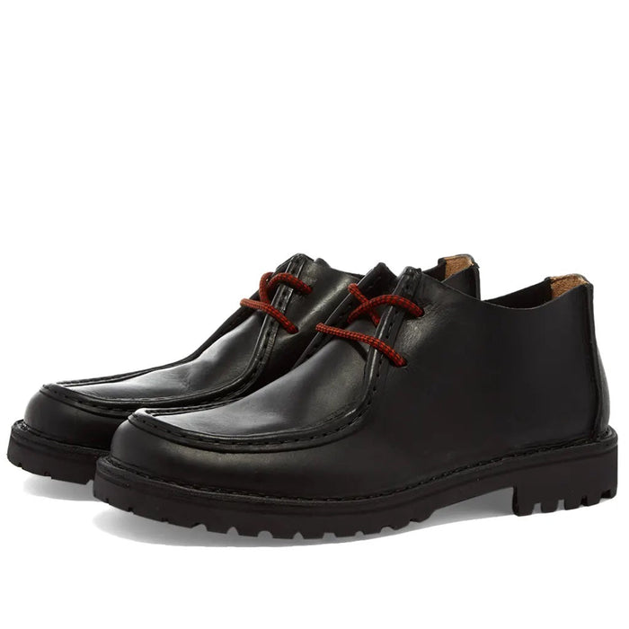 Beenflex MOC shoes, Black Leather-Sko og støvler-Astorflex-Motorious Copenhagen